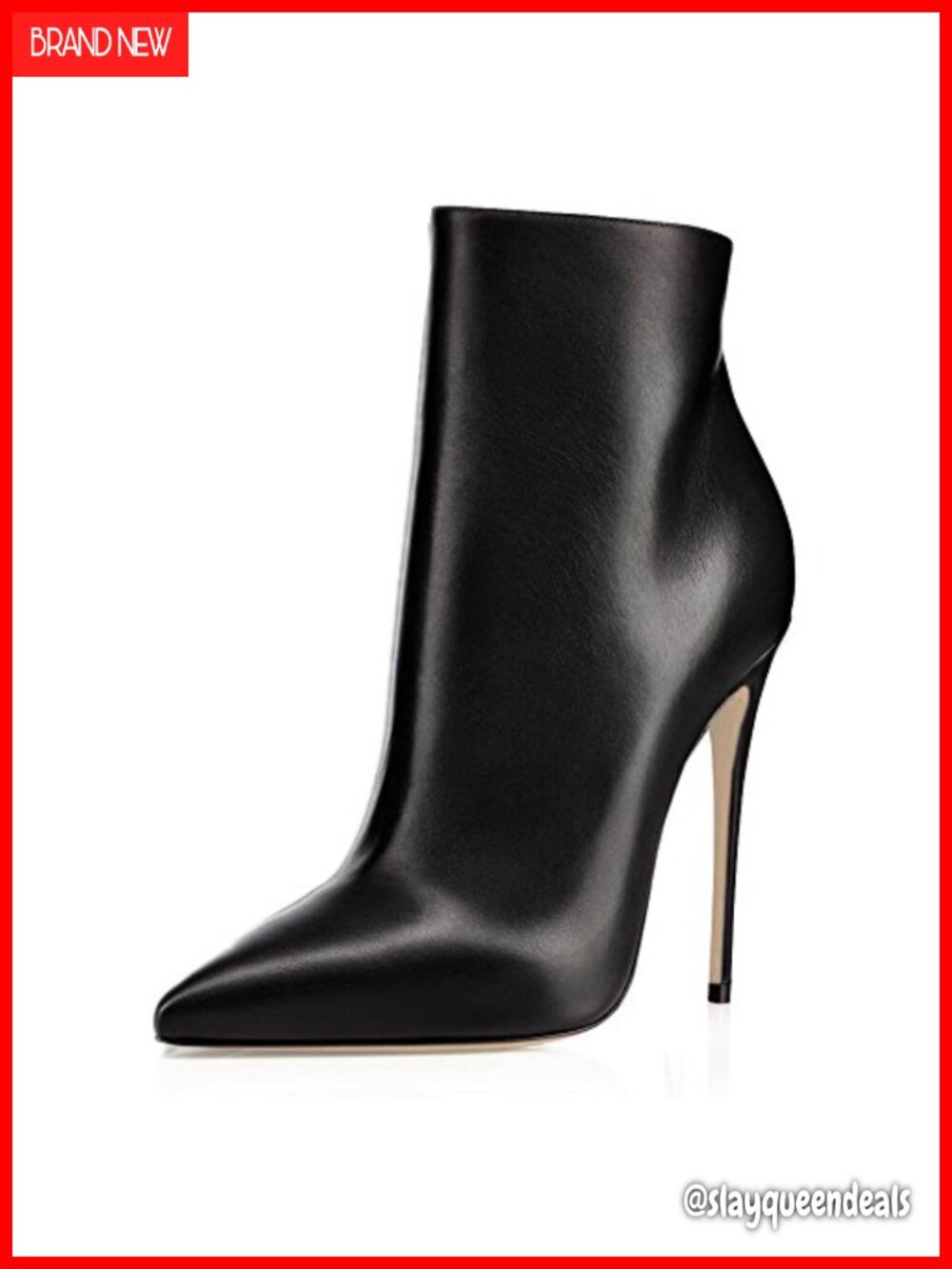 Women's Ankle Boots Pointed Toe Stiletto Faux Leather Faux Fur Booties